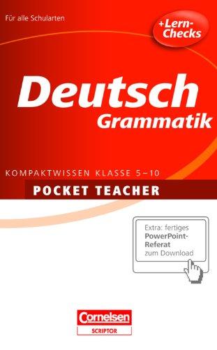 Deutsch. Sekundarstufe I. Grammatik