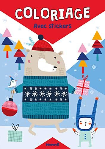 Ours : coloriage avec stickers