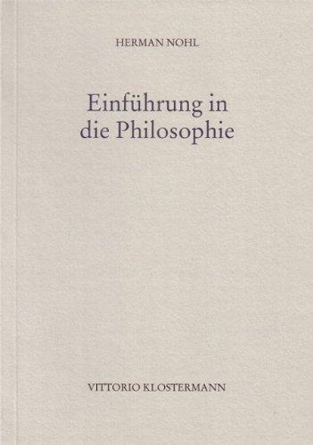 Einführung in die Philosophie