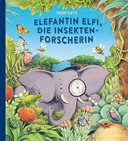 Elefantin Elfi, die Insektenforscherin