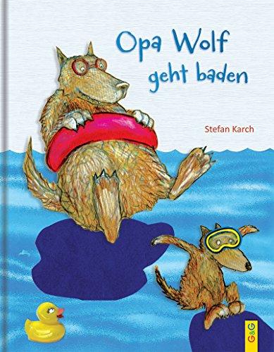 Opa Wolf geht baden