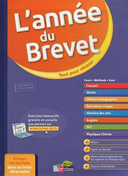 L'année du brevet : cours, méthode, exos : tout pour réussir