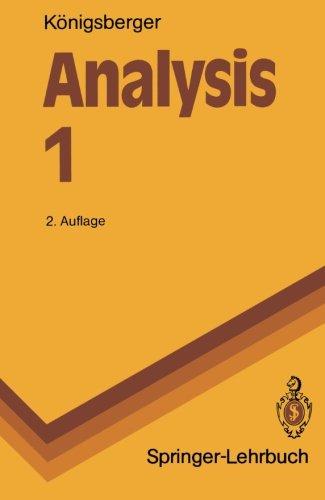 Analysis 1 (Springer-Lehrbuch)