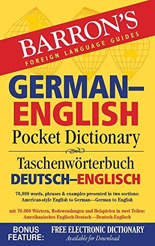 Barron's German English Pocket Dictionary (Barron's Pocket Bilingual Dictionaries)