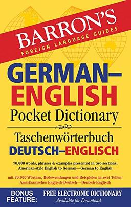 Barron's German English Pocket Dictionary (Barron's Pocket Bilingual Dictionaries)