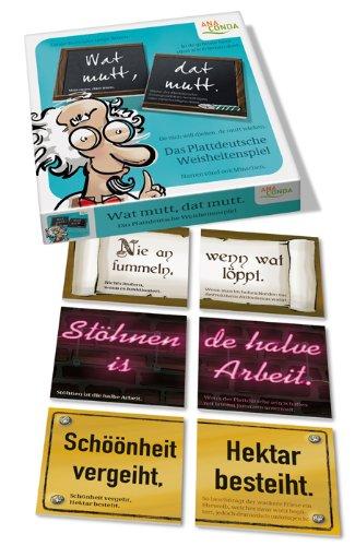 Wat mutt, dat mutt. Das Plattdeutsche Weisheiten-Spiel