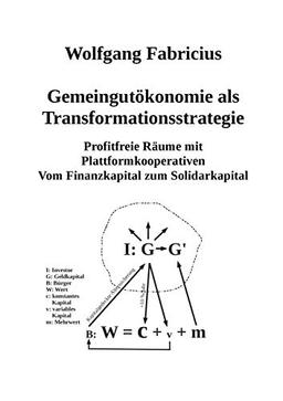 Gemeingutökonomie als Transformationsstrategie: Profitfreie Räume mit Plattformkooperativen Vom Finanzkapital zum Solidarkapital