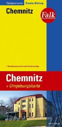 Falk Stadtplan Extra Standardfaltung Chemnitz