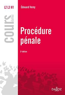 Procédure pénale : L2, L3, M1