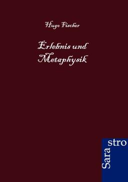 Erlebnis und Metaphysik