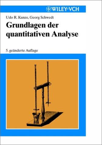 Grundlagen der qualitativen und quantitativen Analyse