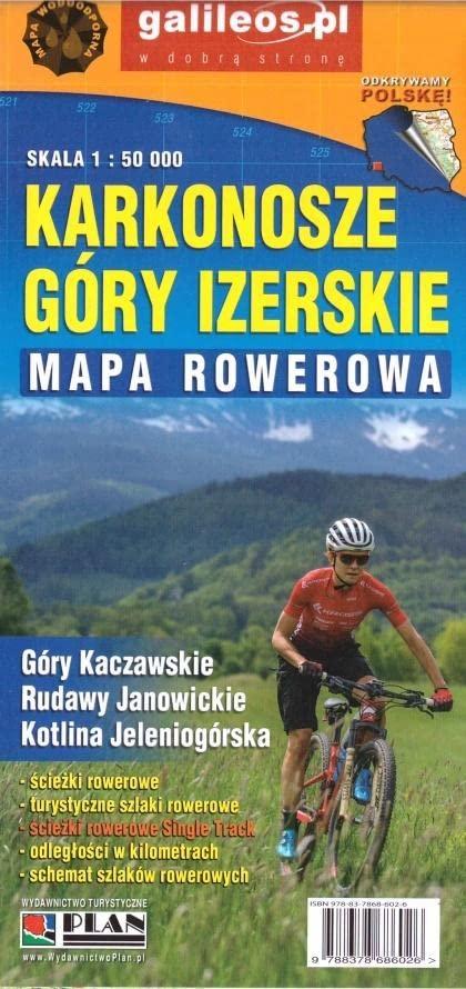 Mapa rowerowa - Karkonosze i gĂlry Izerskie 1:50000