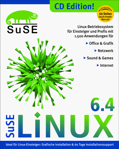 SuSE Linux 6.4 deutsch. 6 CD- ROMs