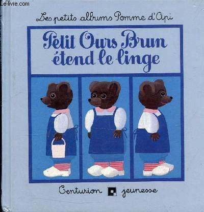 Petit ours brun étend le linge