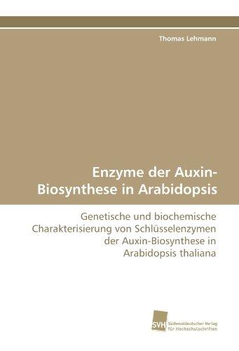 Enzyme der Auxin-Biosynthese in Arabidopsis: Genetische und biochemische Charakterisierung von Schlüsselenzymen der Auxin-Biosynthese in Arabidopsis thaliana