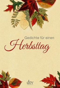 Gedichte für einen Herbsttag