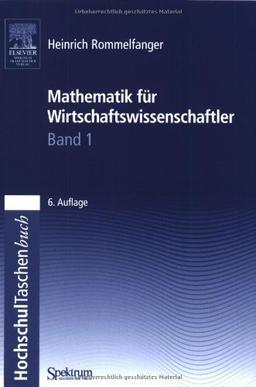 Mathematik für Wirtschaftswissenschaftler I: BD 1