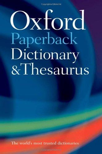 Oxford Kt Dictionary & Thesaurus