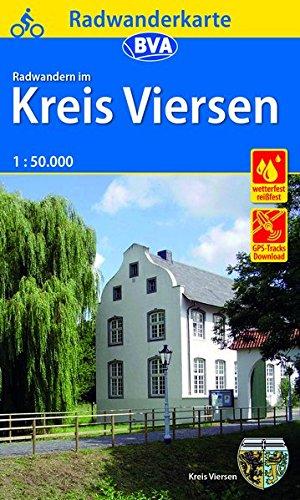 Radwanderkarte BVA Radwandern im Kreis Viersen 1:50.000, reiß- und wetterfest, GPS-Tracks Download (Radwanderkarte 1:50.000)