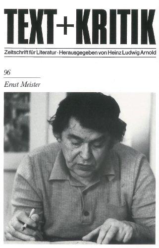 Ernst Meister (TEXT+KRITIK 96)