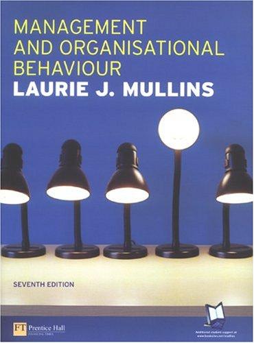 Management and Organisational Behaviour