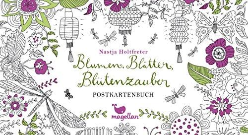 Blumen, Blätter, Blütenzauber - Postkartenbuch