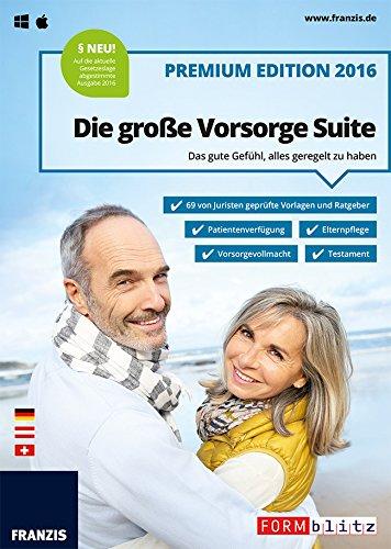 Das große Vorsorgepaket 2016 Premium Ed.