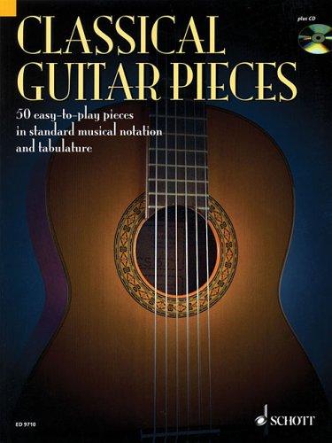 Classical Guitar Pieces: 50 easy-to-play pieces. Gitarre. Ausgabe mit CD.