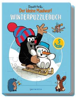 Winterpuzzlebuch - Der kleine Maulwurf: 5 Puzzles