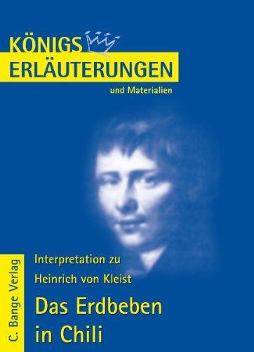 Königs Erläuterungen und Materialien, Bd.425, Das Erdbeben in Chili