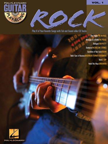 Guitar Play-Along Volume 1 Rock Tab Gtr Book/Cd (Hal Leonard Guitar Play-Along)