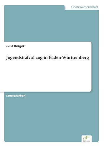 Jugendstrafvollzug in Baden-Württemberg