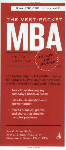 The Vest-Pocket MBA: Third Edition