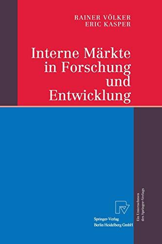 Interne Märkte in Forschung und Entwicklung