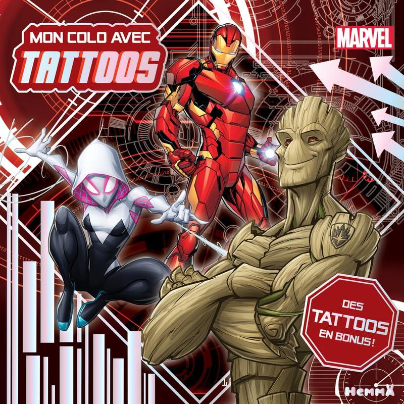 Marvel : Mon colo avec tattoos : Des tattoos en bonus !