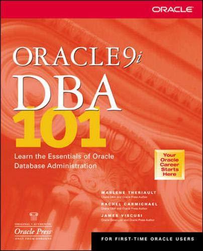 Oracle9I Dba 101 (Oracle Press)