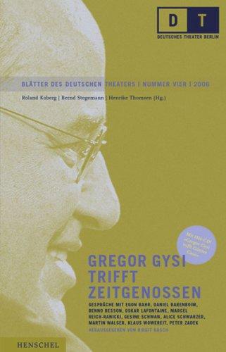 Gregor Gysi trifft Zeitgenossen