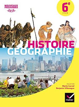 Histoire géographie 6e, cycle 3 : nouveaux programmes 2016