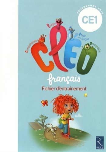 CLEO, français CE1 : fichier d'entraînement : programmes 2016