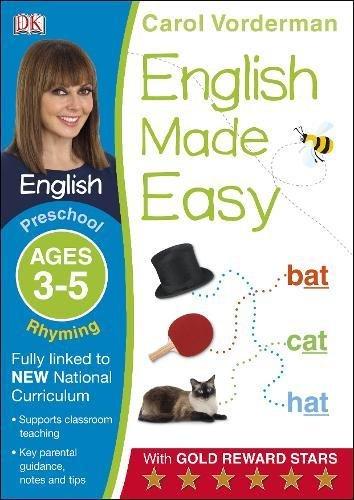 English Made Easy Rhyming Ages 3-5 Preschool Key Stage 0 (Made Easy Workbooks)