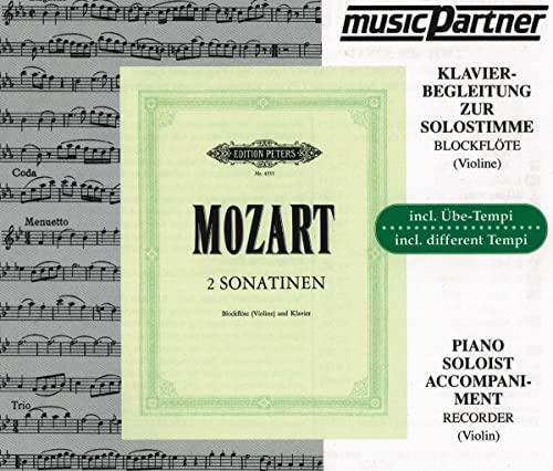 Begleitungen zum eigenen Musizieren - MozartSonatinen KV 439b Nr.1 & 2