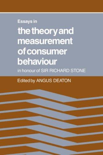 Essays in Theory and Measurement: In Honour of Sir Richard Stone