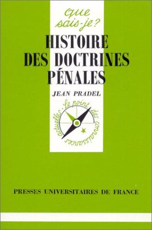 Histoire des doctrines pénales