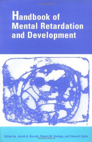 Handbook of Mental Retardation and Development