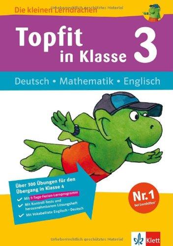 Die kleinen Lerndrachen: Topfit in Klasse 3. Deutsch - Mathematik - Englisch