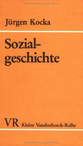 Sozialgeschichte. Begriff, Entwicklung, Probleme (Kleine Vandenhoeck Reihe)