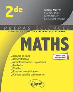 Maths 2de : nouveaux programmes