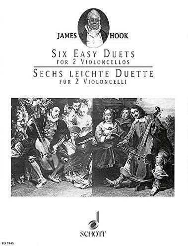 6 leichte Duette: op. 58. 2 Violoncelli. Spielpartitur.