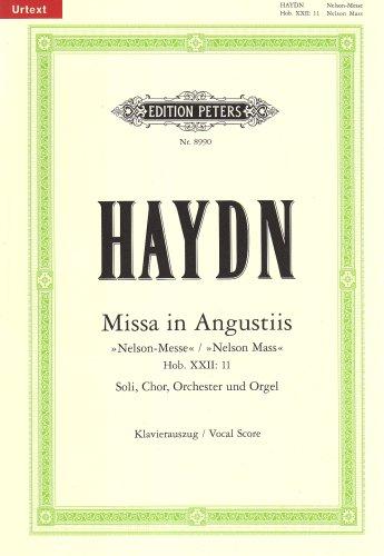 Missa in Angustiis d-Moll Hob. XXII:11 "Nelson-Messe" / URTEXT: für Soli, Chor, Orchester und Orgel / Klavierauszug von Wilhelm Weismann