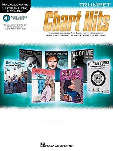 Chart Hits - -For Trumpet- (Book & Online Audio): Play-Along, Sammelband, Download (Audio) für Trompete: Instrumental Play-Along (Hal Leonard Instrumental Play-along)